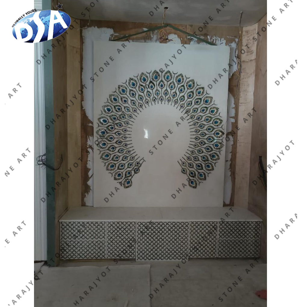 Buy Superior Quality Natural Stone Marble Inlay Temple