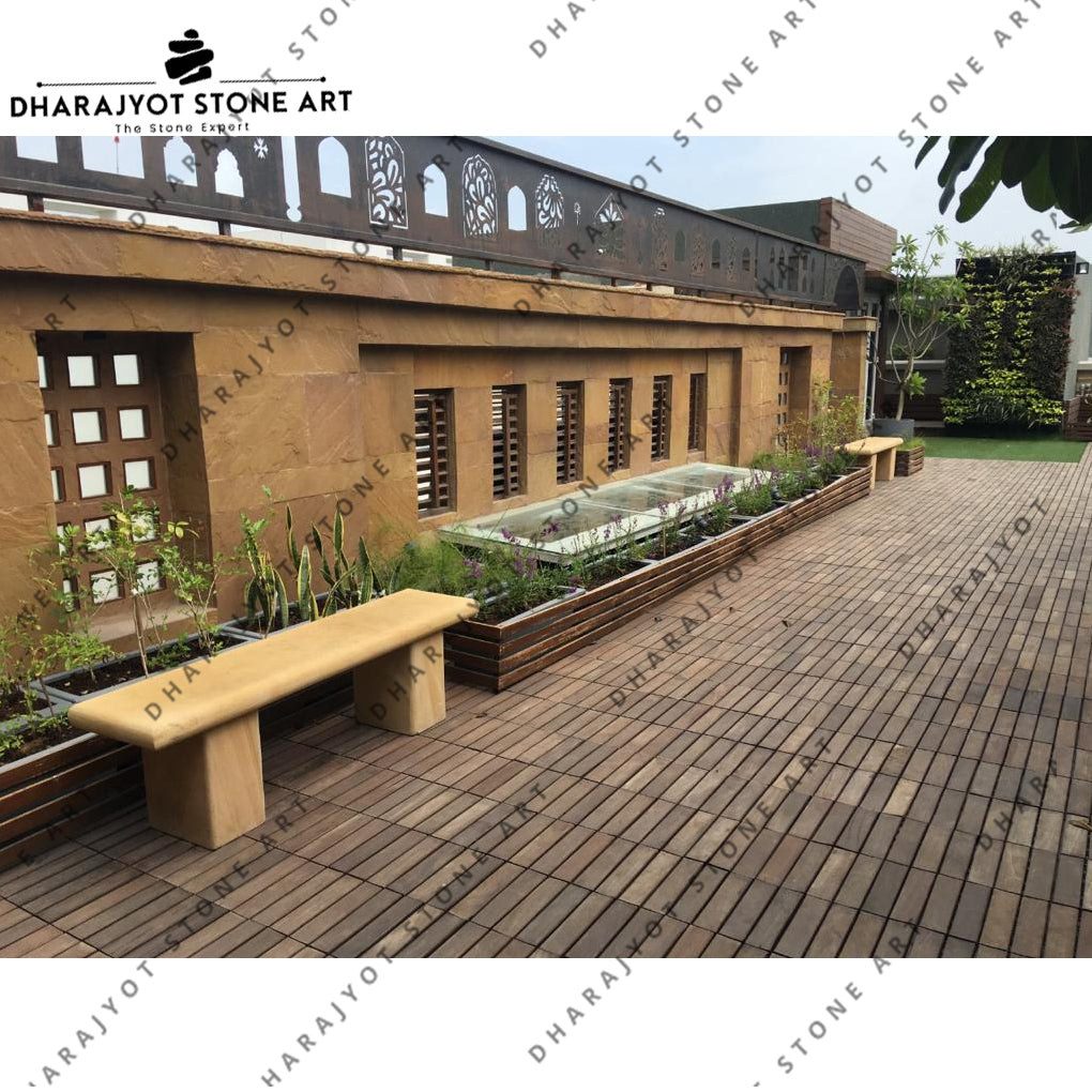 Decorative Cultural Stone Yellow Sandstone Wall Cladding