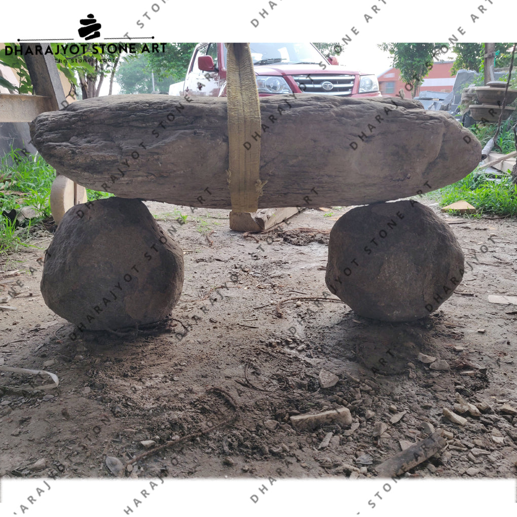 Natural Stone Garden Bench