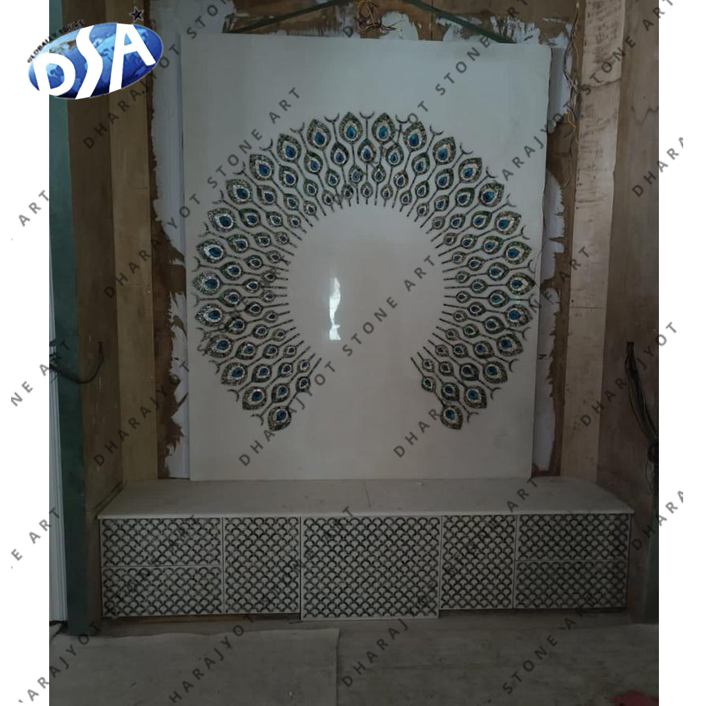 Buy Superior Quality Natural Stone Marble Inlay Temple