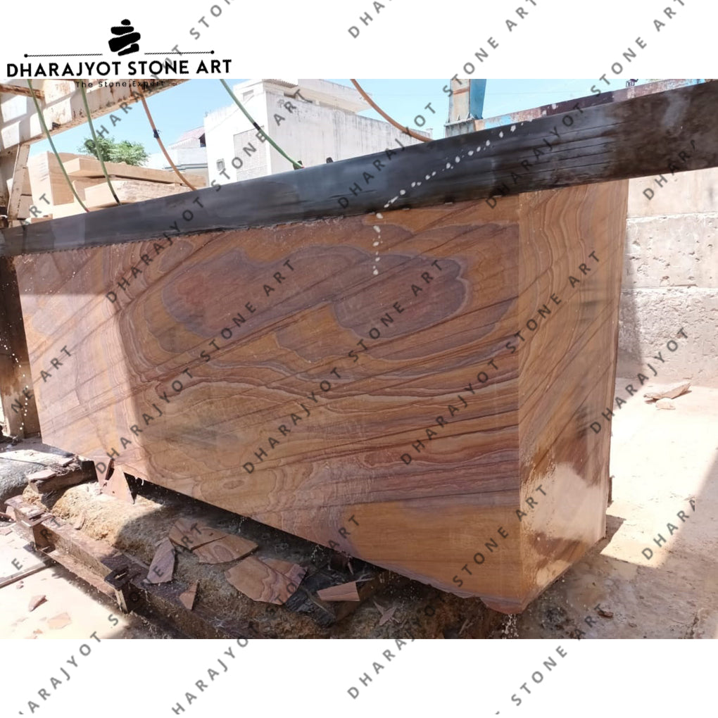 Rainbow Sandstone Block