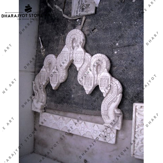 Antique Designed White Mable Arch