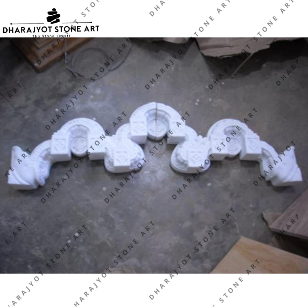 White Marble Antique Design Arch