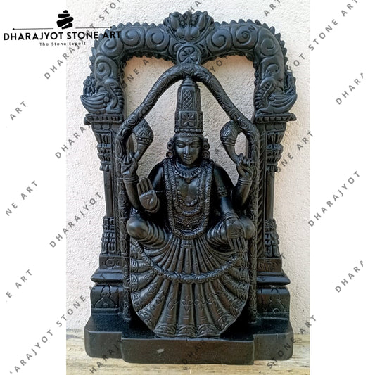 Black Marble Balaji Statue