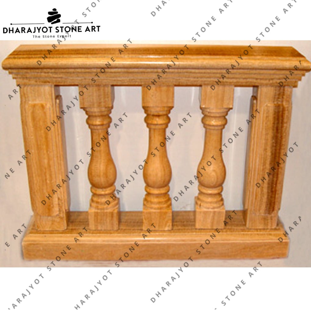 Yellow Stone Balcony Balustrade