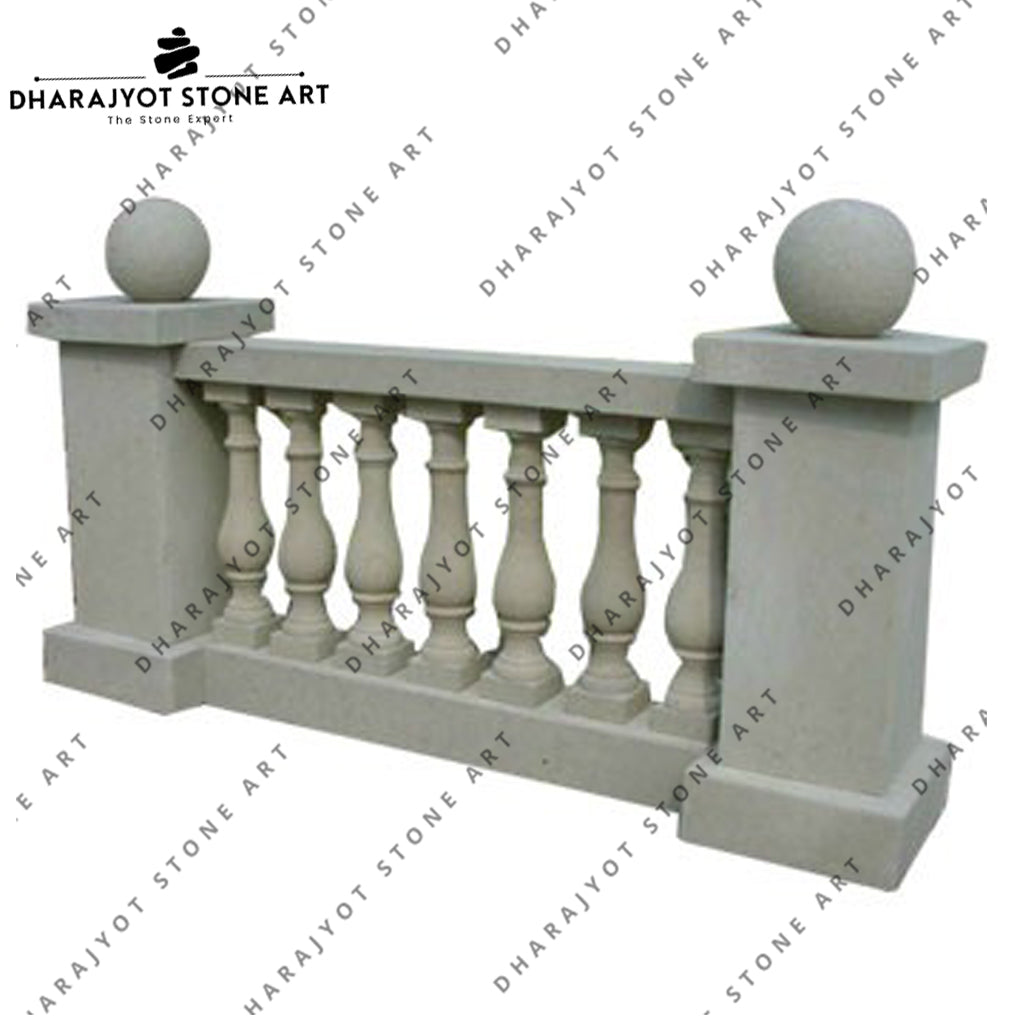 Grey Sandstone Custom Balustrades