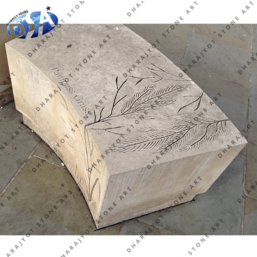 Customized Outdoor Stone Bench
