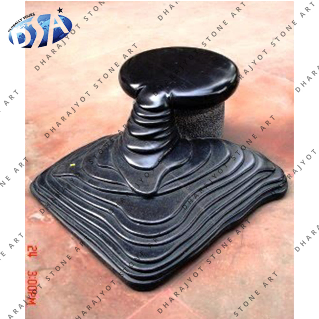 Carrara Black Marble Bench