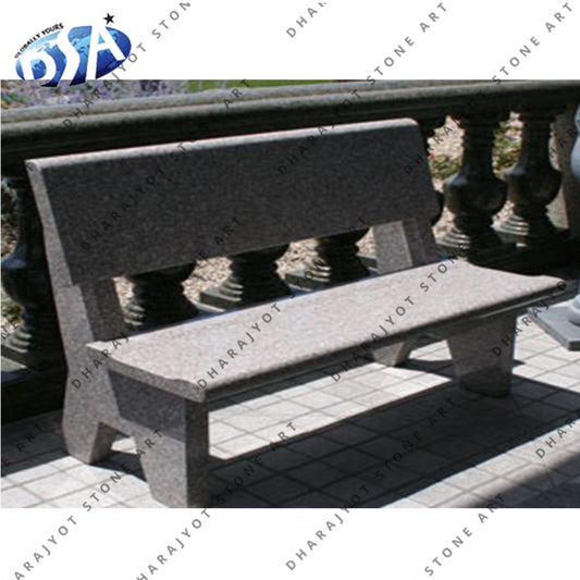 Decoration Grey Stone Benches