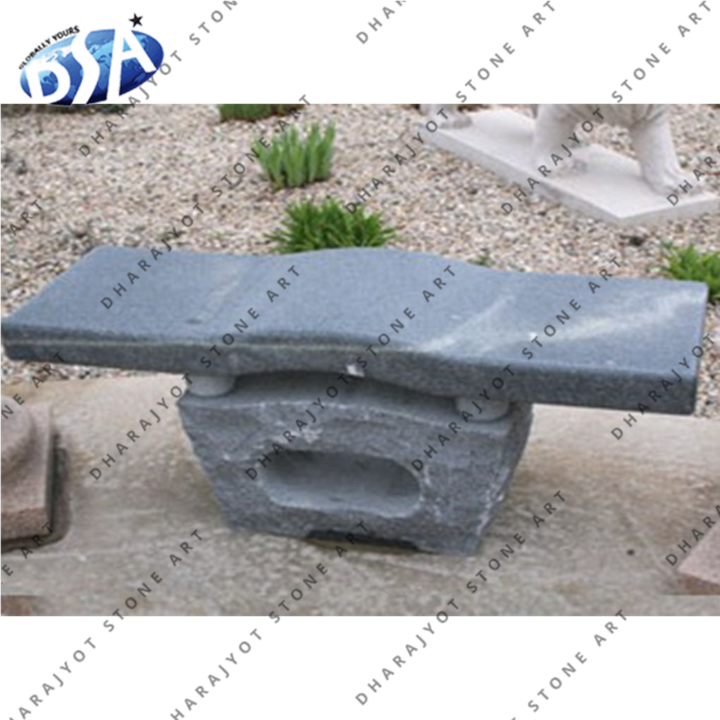 Grey Natural Stone Benches For Garden