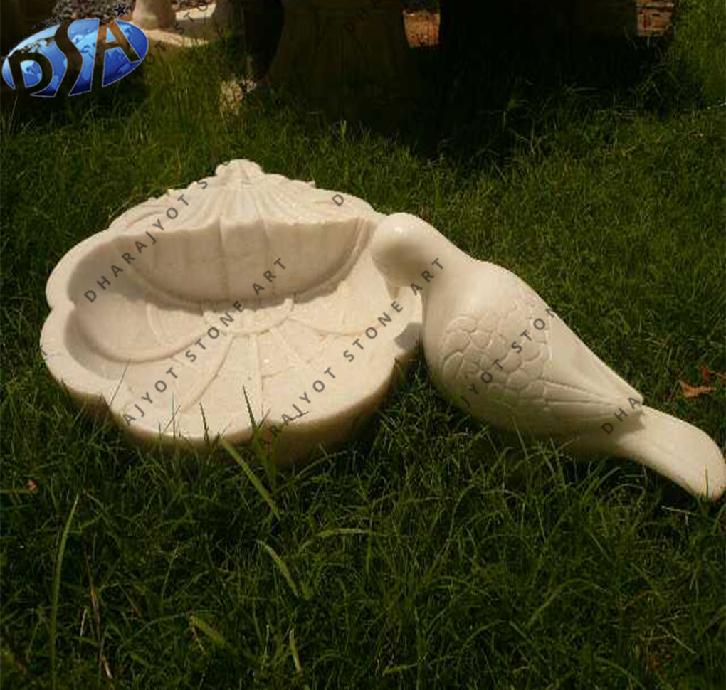 Multifunction Stone Patio Bird Bath