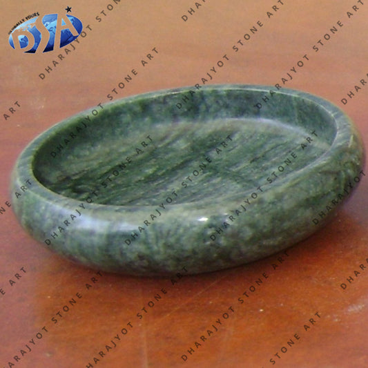 Green Marble Bowl Plate