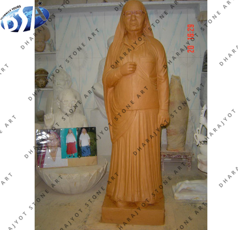 Home Garden Decoration Natural Stone Woman Buste