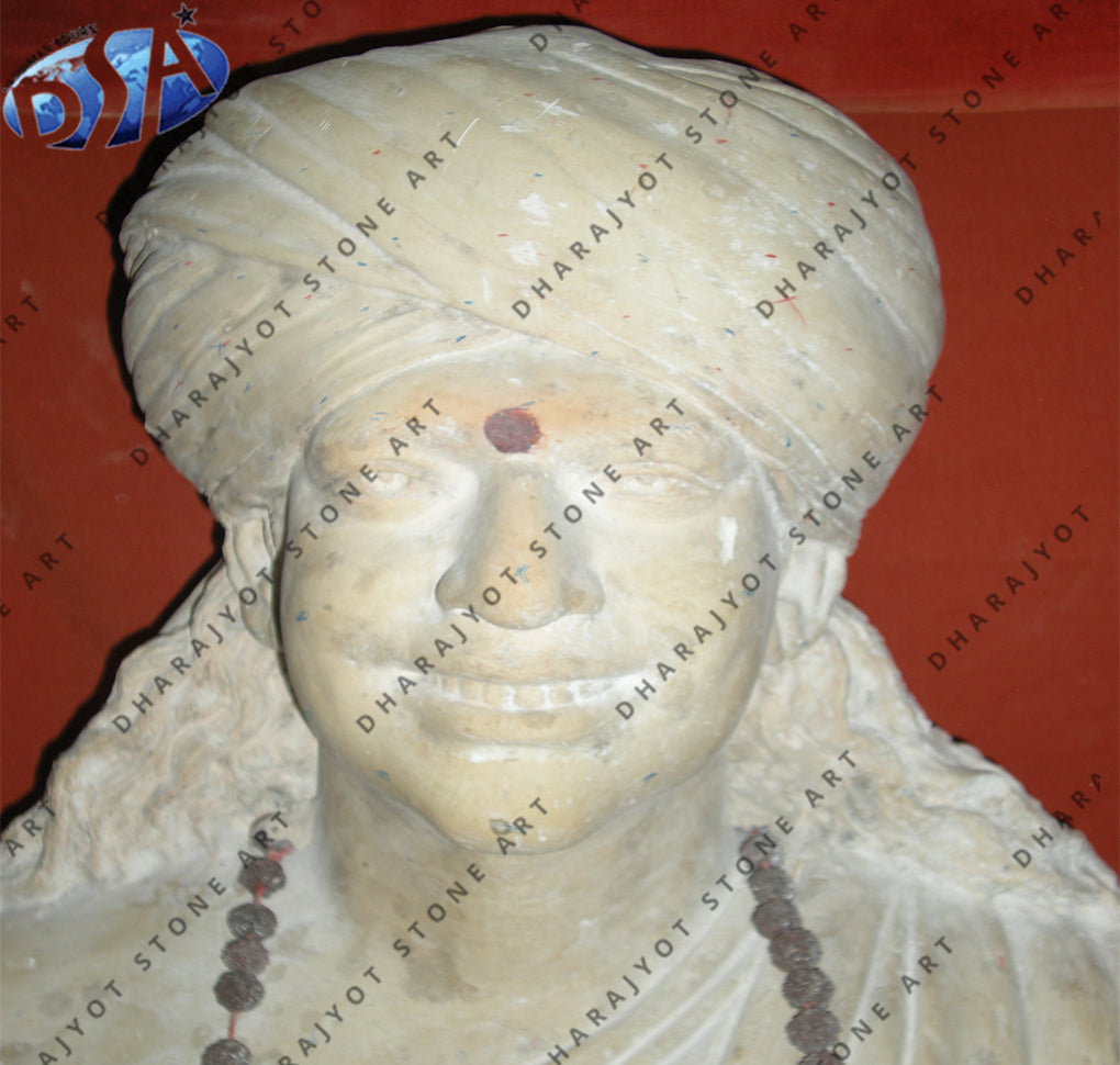 White Marble Human Statue