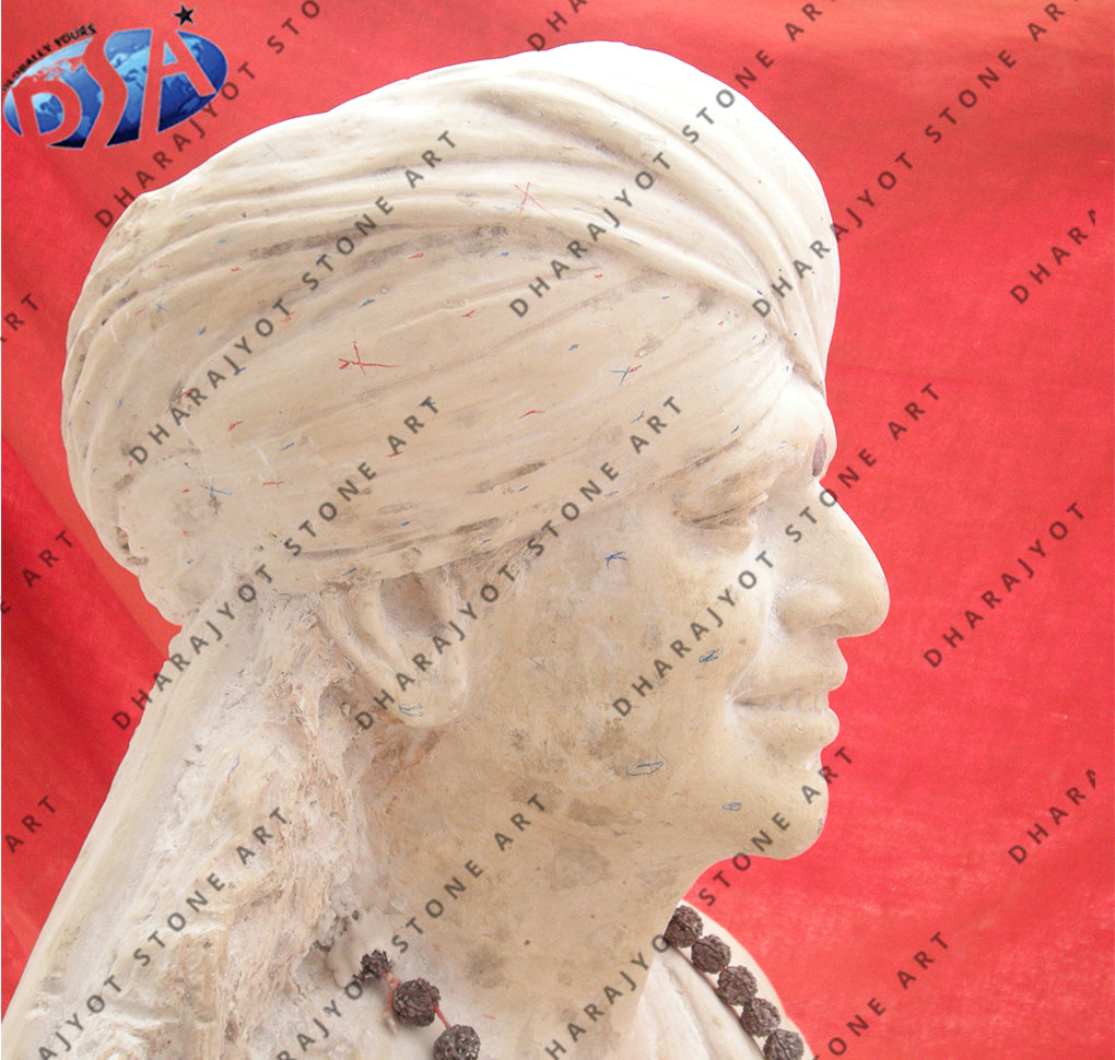 White Marble Human Statue