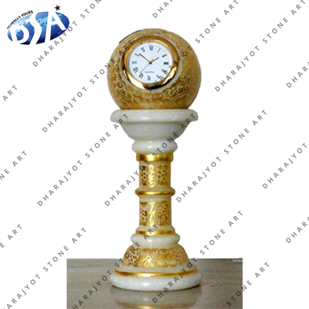 White Pillar Clock