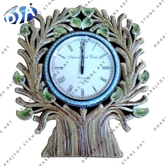 Analog Designer Stone Wall Clock