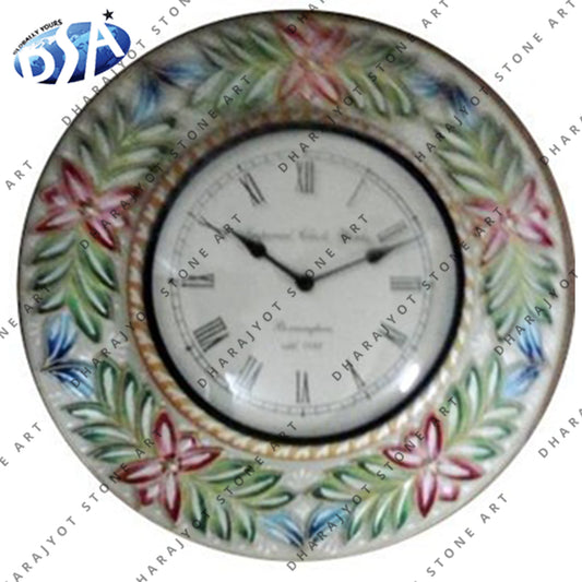 Handmade Decorative Antique Style Stone Wall Clock