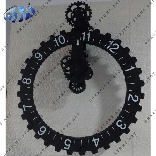 European Retro Home Stone Clock