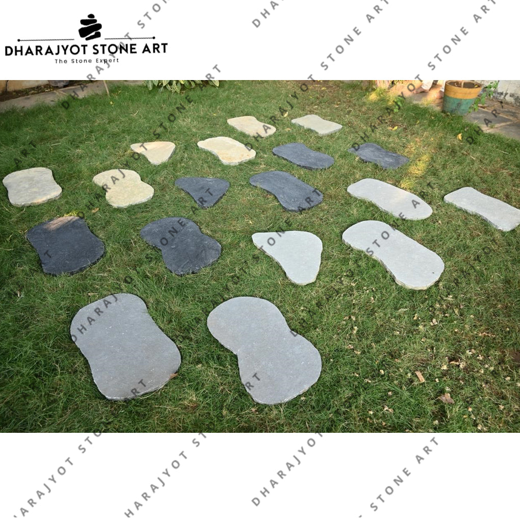 Sandstone Grey Garden Stepping Stones