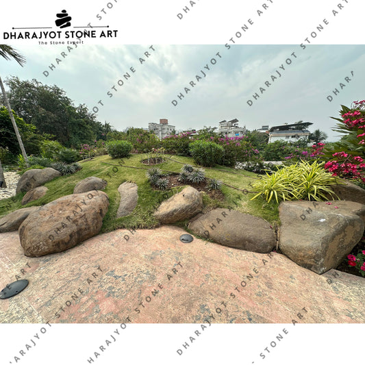 Outdoor Rock Features Natural Landscaping Stones
