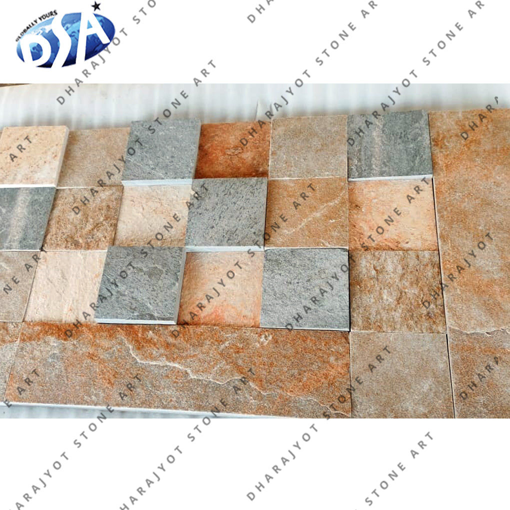 Multi Colour Cobblestone Landscaping