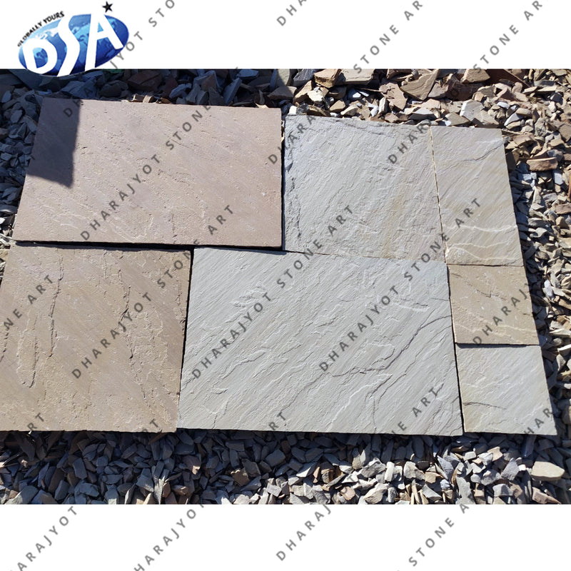 Mix Sandstone Garden Cobble Landscaping
