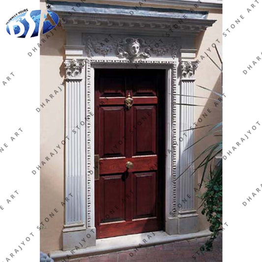 Surrounding Marble Design Door Custom Entrance Gate