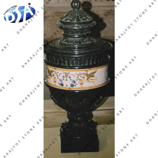 Home Decoration Black Marble Finials