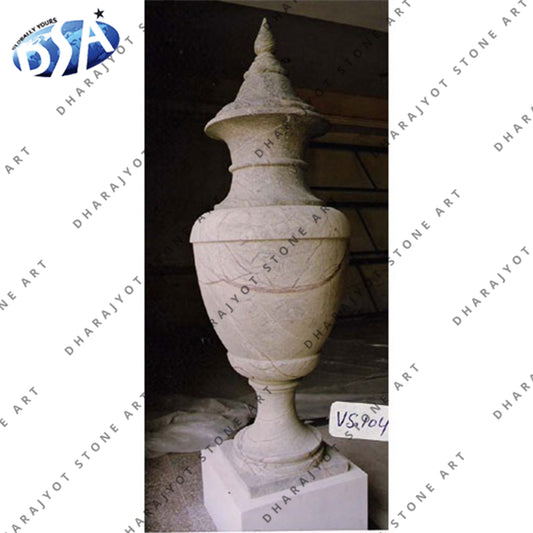 Large Western Antique Style Stone Finials