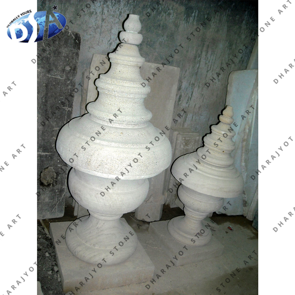 Antique Sand Stone Decorative Finials