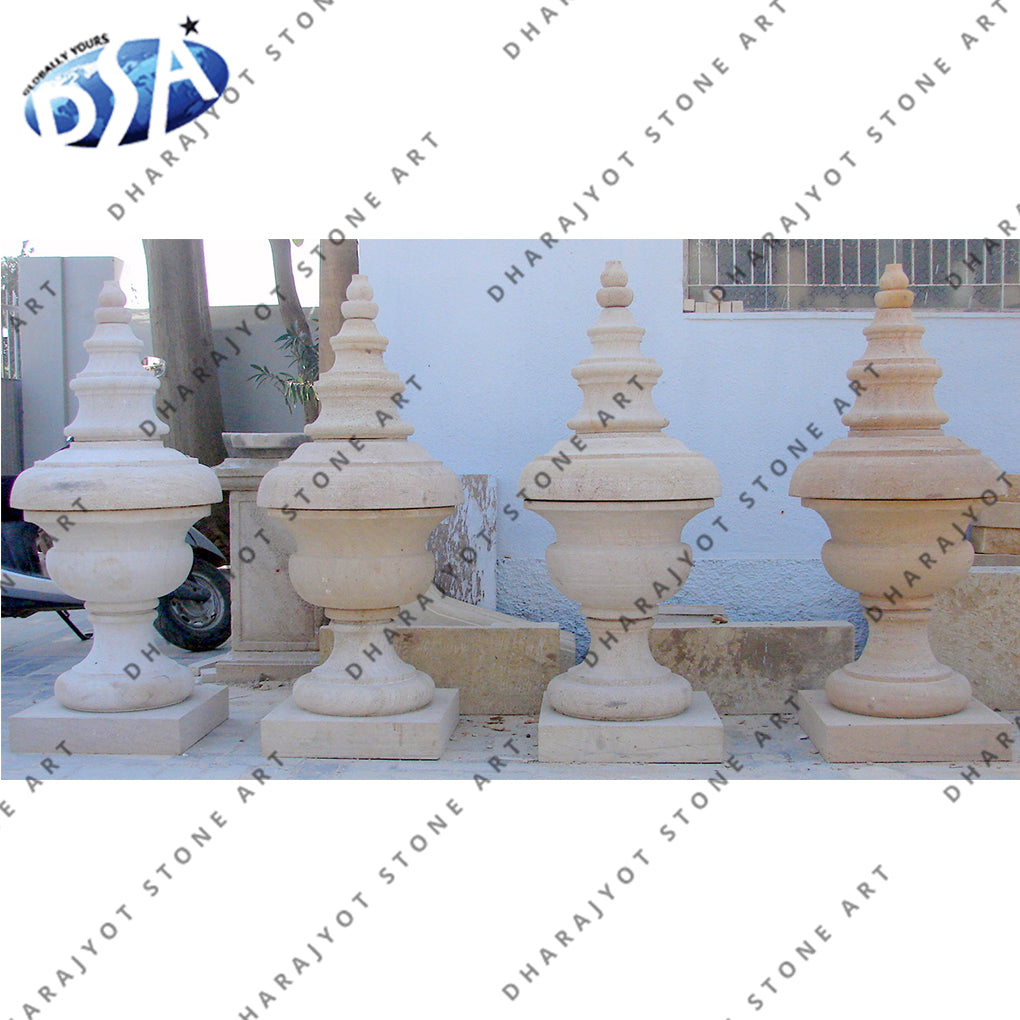 Antique Sand Stone Decorative Finials