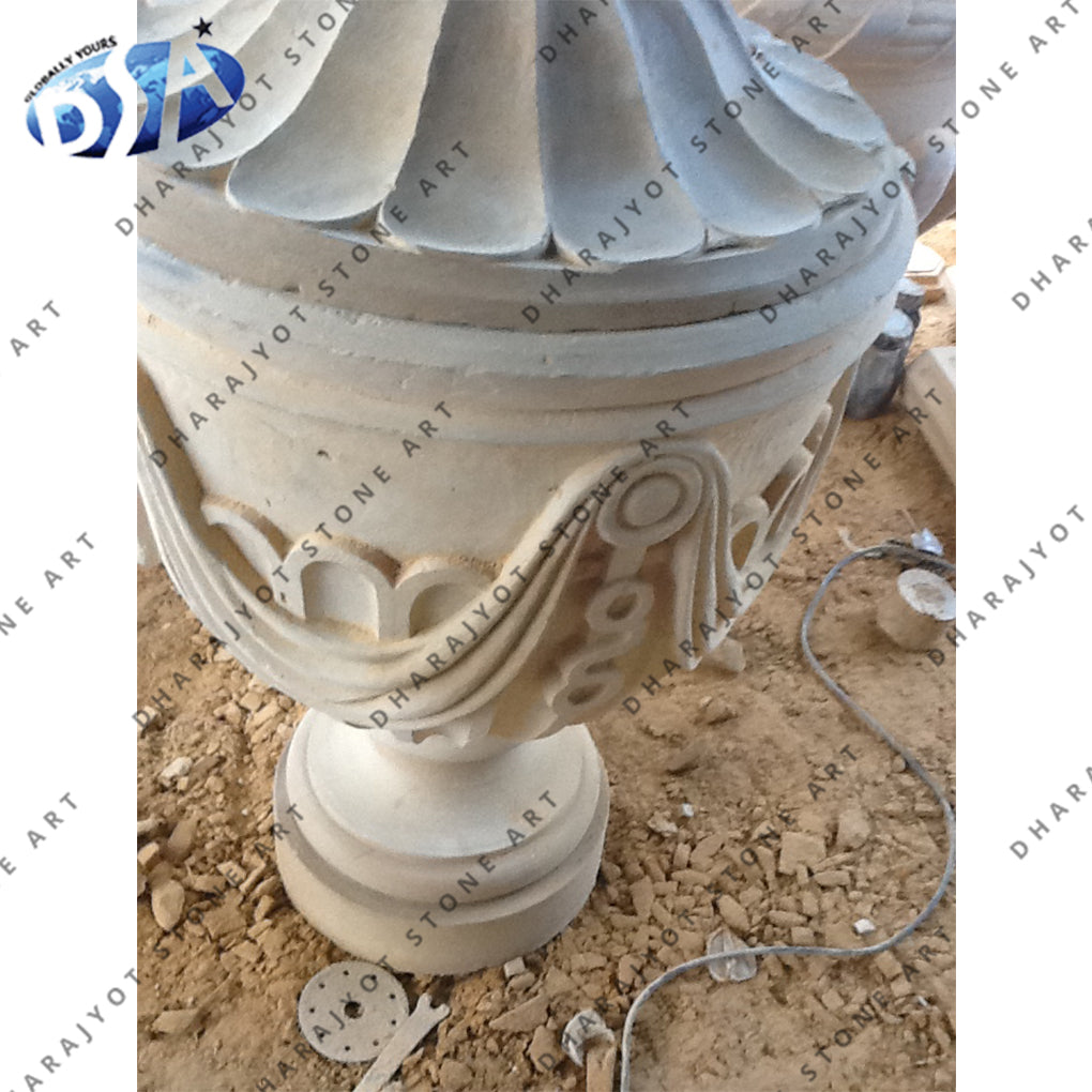 Antique Outdoor Decor Marble Finials