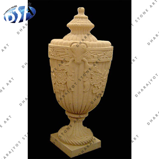 Hand Carved Yellow Sandstone Finials