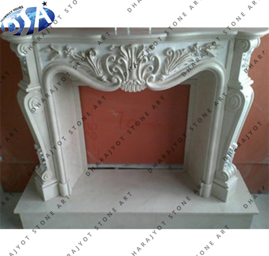 Natural Stone Marble Fireplace Mantels