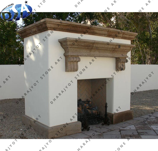 Antique Outdoor Stone Fireplaces