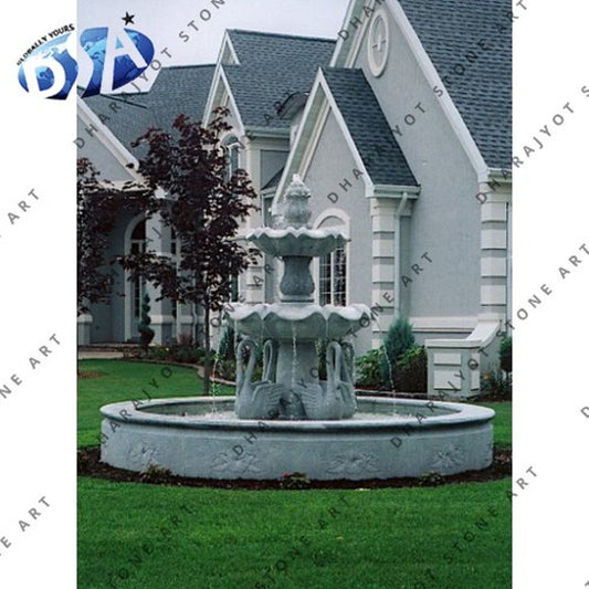 Large Outdoor Decoration Natural Stone Garden Decorative Water Fountains