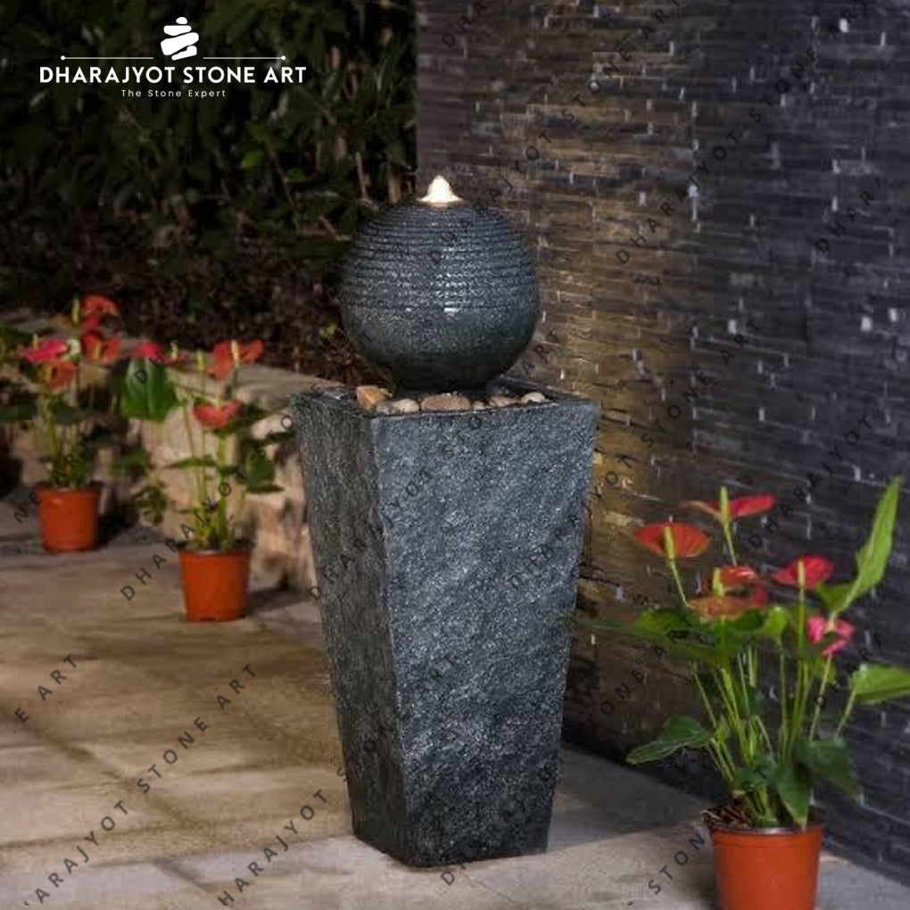 Modern Style Garden Marble Water Fountain
