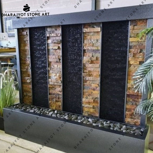 Black Marble Out Door Decoration Fountain