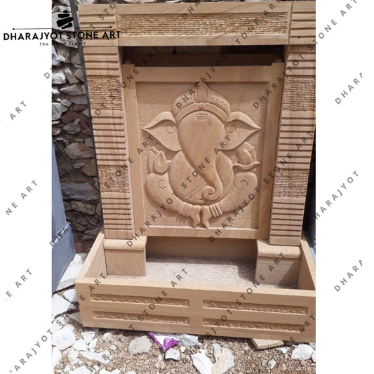 Customised Sandstone Ganesh Fountain