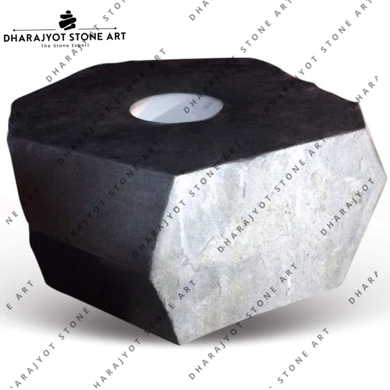 Natural Black Basalt Lava Stone Waterfall For Home