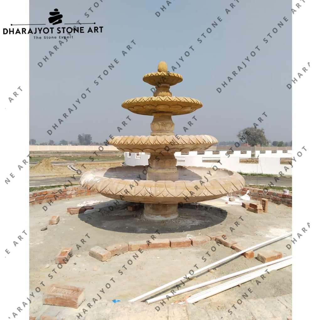 Customized Western Style Outdoor Large Multi Layer Water Fountain
