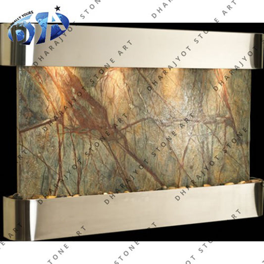 Sunrise Springs Solid Marble Indoor Wall Water Fountain