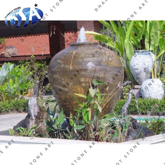 Round Marble Outdoor Large Stone Water Fountain Ball