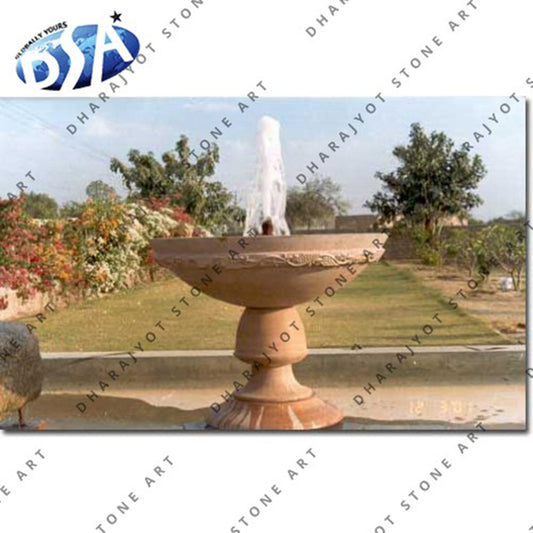 Brown Garden Sandstone Fountain