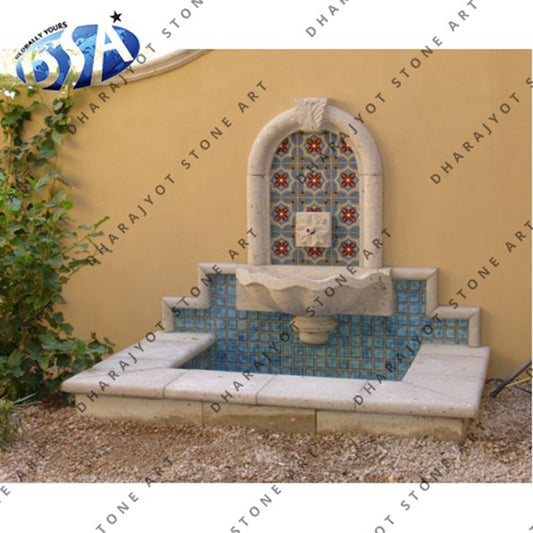 Garden Stone Decor Large Outdoor Marble Water Fountain