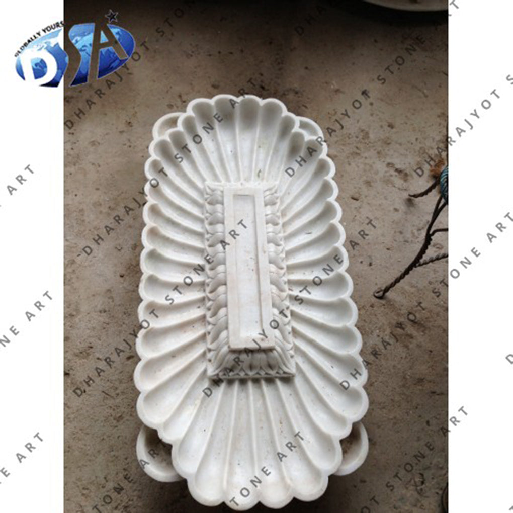 White Marble Vintage Outdoor Garden Fountain