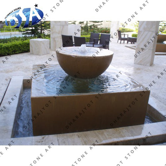 Customizable Sandstone Outdoor Stone Water Fountain