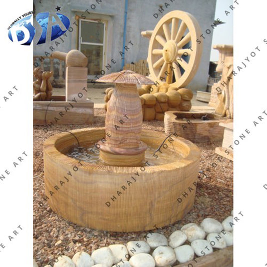 Outdoor And Indoor Stone Ball Fountain