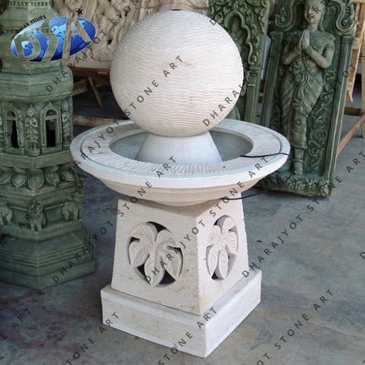 Natural Granite Floating Ball Water Fountains